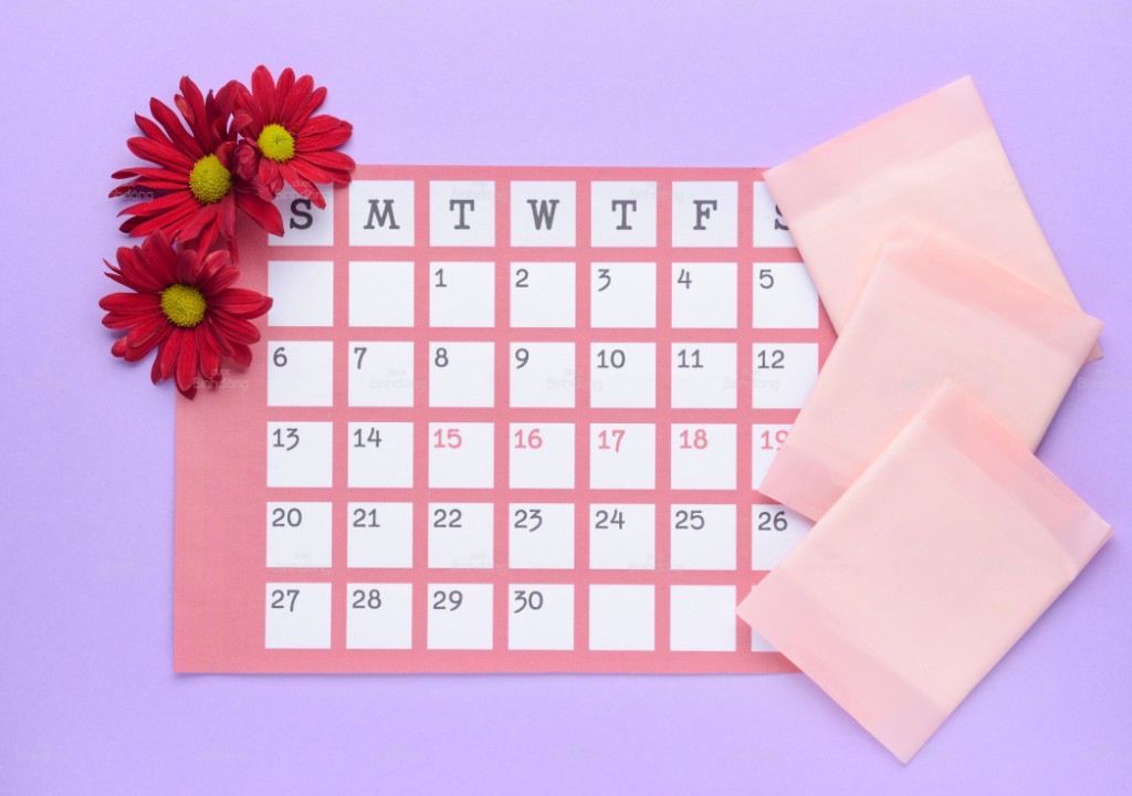 Hình chụp về 1 tháng không có kinh nguyệt