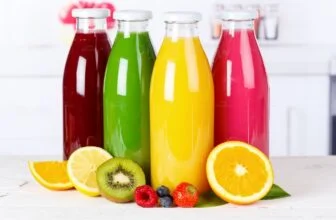 Hình chụp vê nước ép đóng chai