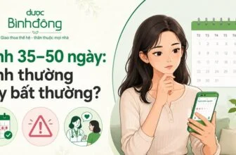 Thumbnail chu kỳ kinh nguyệt 35–50 ngày