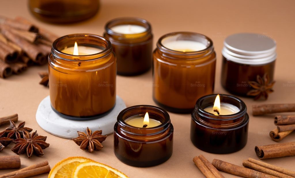 Hình chụp về nến thơm