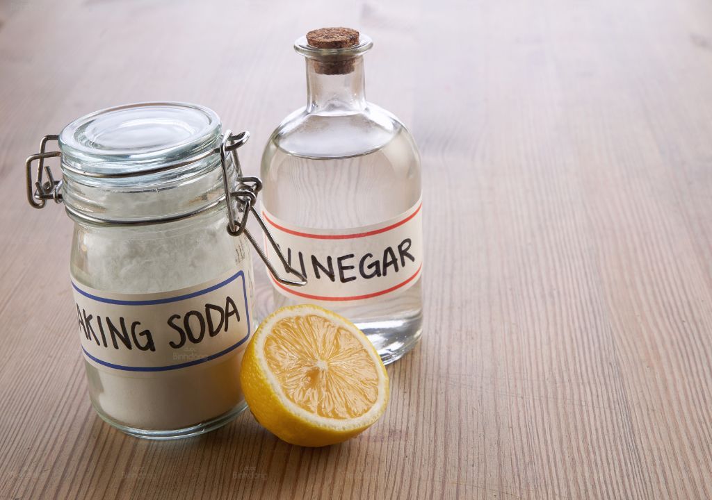 Hỗn hợp chanh và baking soda