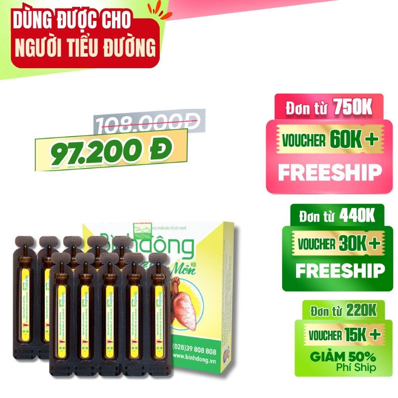 Bình Đông Thiên Môn KĐ (Hộp 10 ống x 10ml/ống)
