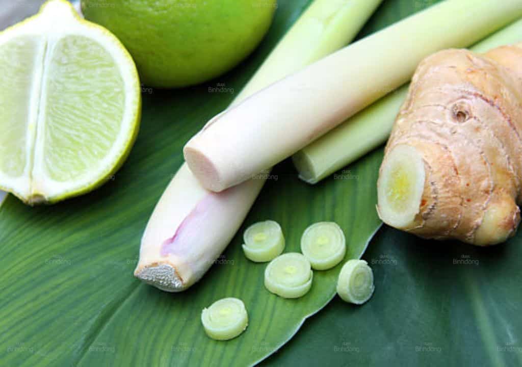 Công dụng của chanh, sả, gừng