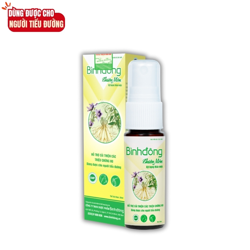 Bình Đông Thiên Môn – Xịt họng thảo mộc