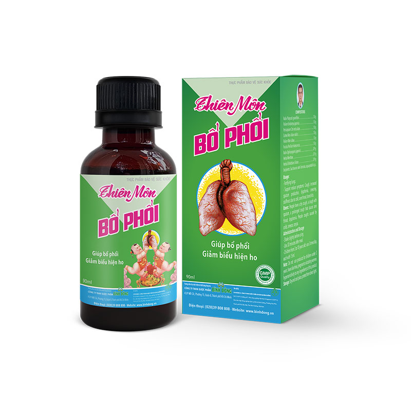 Hình chụp về Thiên môn bổ phổi trẻ em