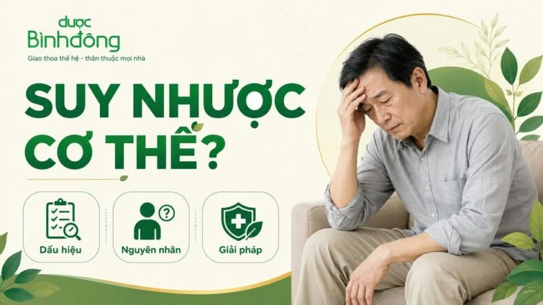 Thumbnail suy nhược cơ thể với dấu hiệu, nguyên nhân và giải pháp