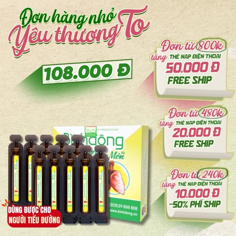 Bình Đông Thiên Môn KĐ (Hộp 10 ống x 10ml/ống)