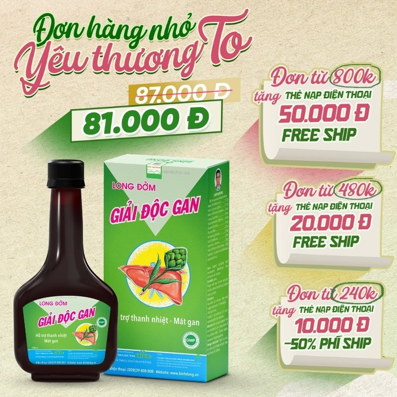 Long Đởm Giải Độc Gan – Dược Bình Đông