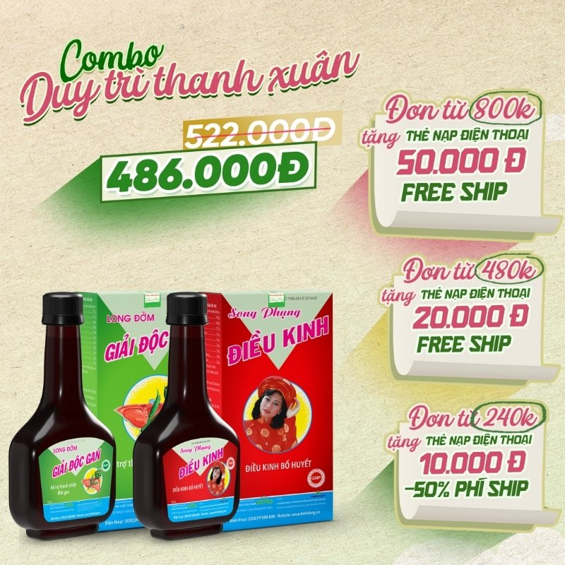 Combo Duy Trì Thanh Xuân – Bình Đông