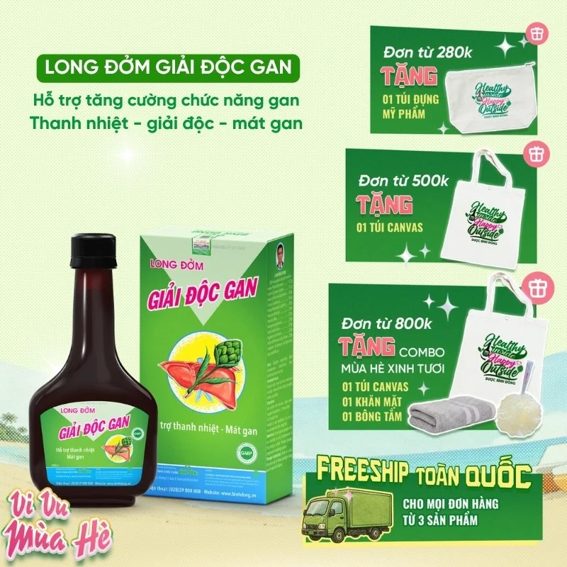 Long Đởm Giải Độc Gan - Dược Bình Đông