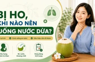 Bị ho uống nước dừa được không thumbnail