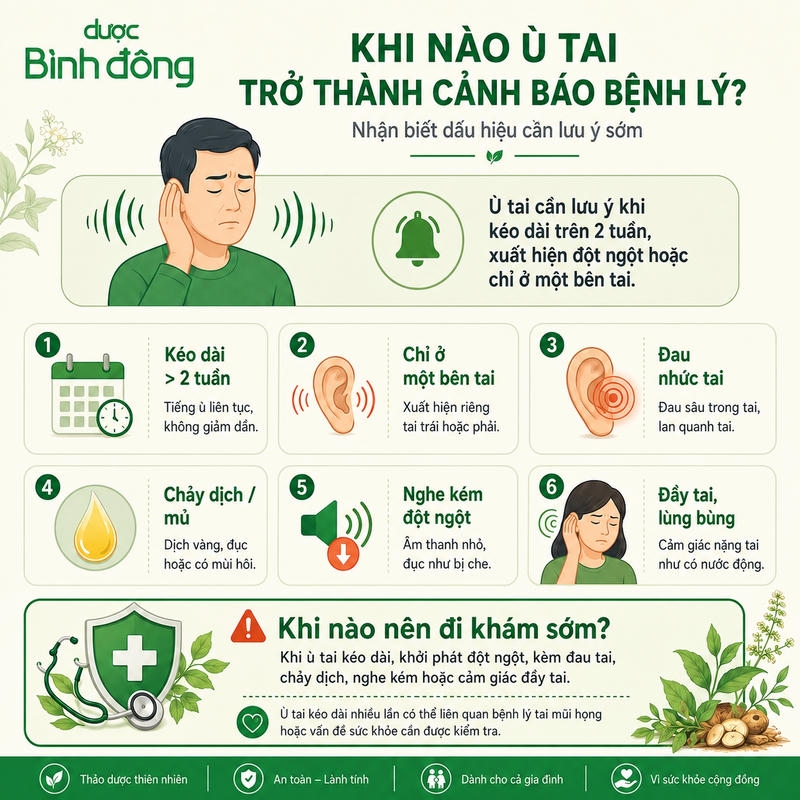 Dấu hiệu ù tai cảnh báo bệnh lý bao gồm viêm xoang, cần thăm khám