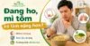 Thumbnail đang ho ăn mi tom duoc không