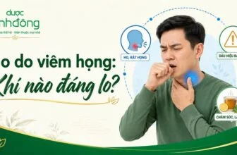 Viêm họng ho khi nào đáng lo