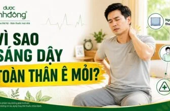 Đau nhức xương khớp khi ngủ dậy thumbnail