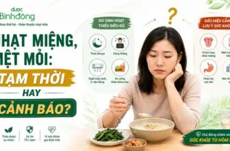 Thumbnail nhạt miệng kèm mệt mỏi, đối chiếu nguyên nhân sinh hoạt với dấu hiệu cần lưu ý sức khỏe.