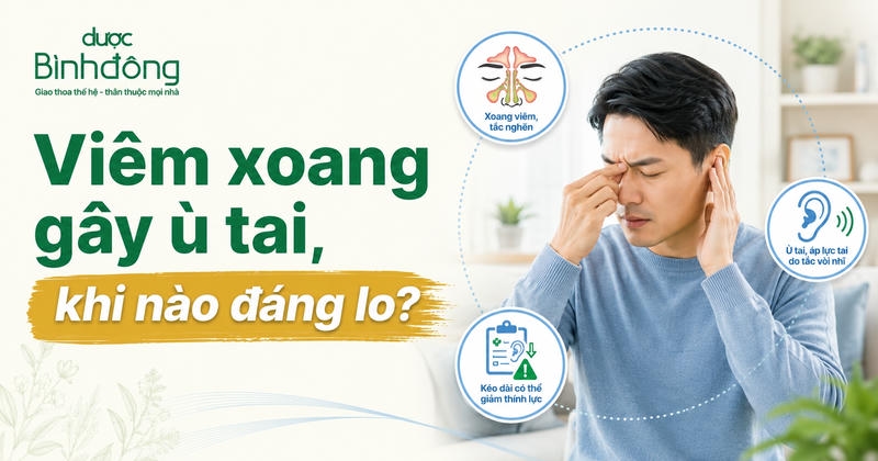 Thumbnail Viêm xoang bị ù tai