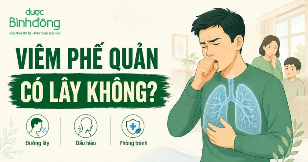viêm phế quản có lây không thumbnail