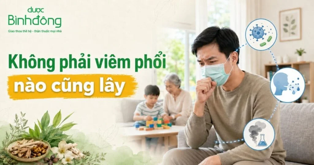 Viêm phổi có lây không?