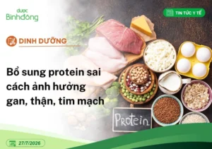Bổ sung protein sai cách