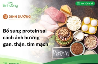Bổ sung protein sai cách