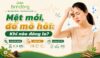 Infographic mệt mỏi, đổ mồ hôi gồm ba nhóm: nguyên nhân, dấu hiệu và cách xử trí.