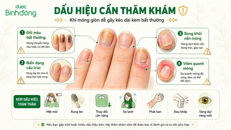 Dấu hiệu móng tay gãy bất thường cần đi khám
