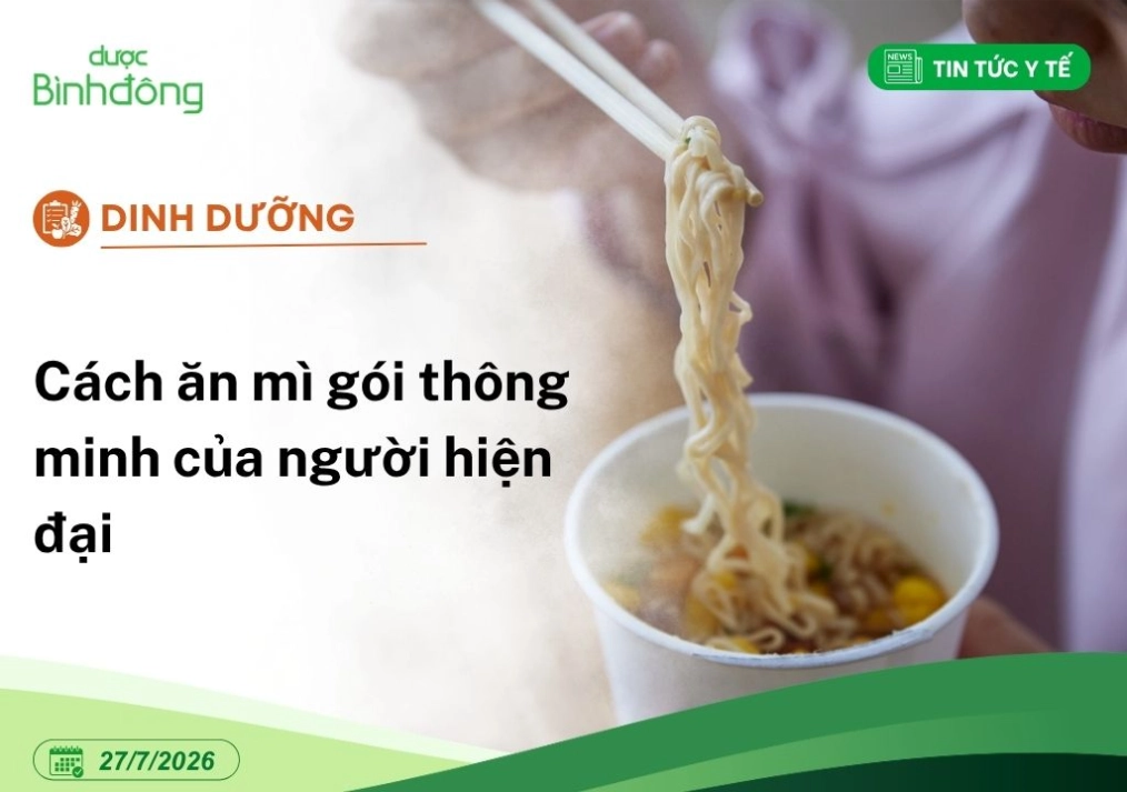 Cách ăn mì gói thông minh