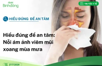 viêm mũi xoang mùa mưa