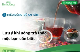 Lưu ý khi uống trà thảo mộc