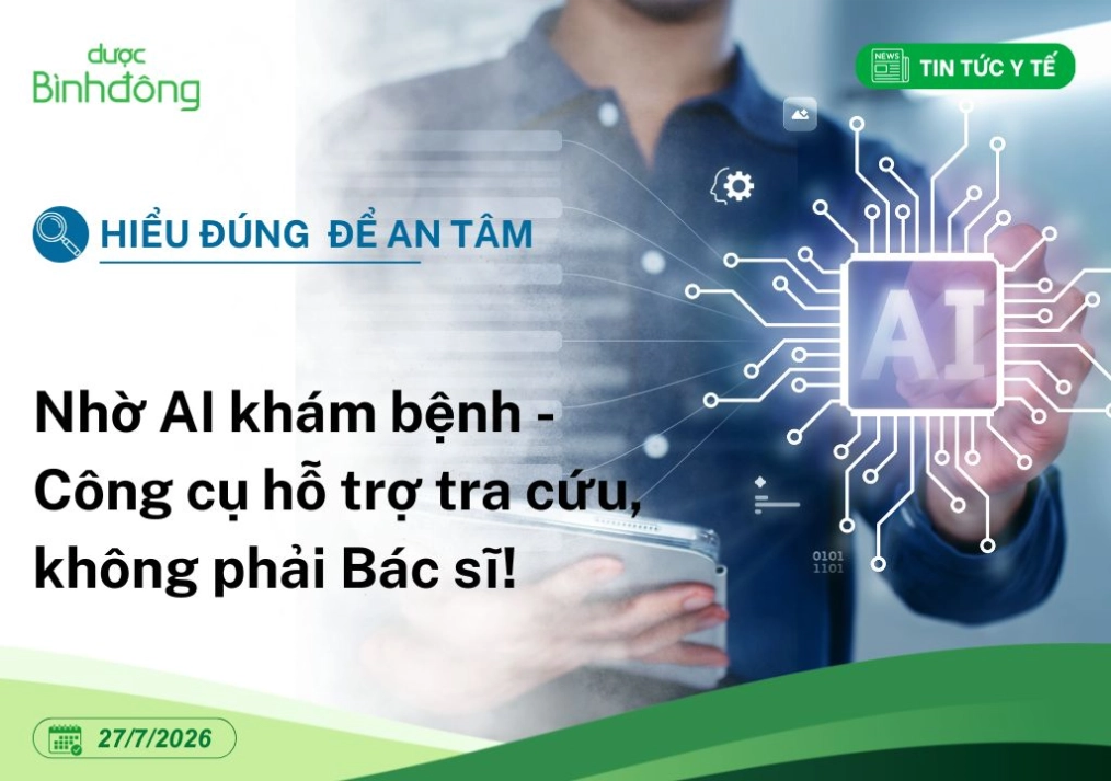 Nhờ AI khám bệnh