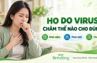 Người phụ nữ ho tại nhà bên cạnh headline “Ho do virus: Chăm thế nào cho đúng?