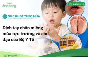 dịch tay chân miệng mùa tựu trường
