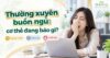 Người phụ nữ ngáp trước laptop trong giờ làm việc. Gương mặt mệt mỏi, thiếu tỉnh táo.
