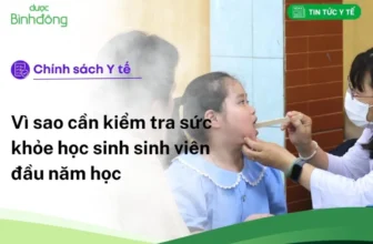 kiểm tra sức khỏe học sinh đầu năm học