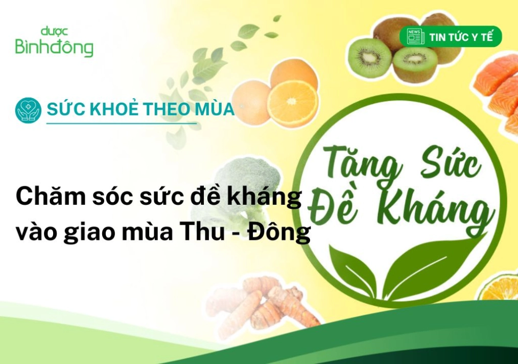 sức đề kháng vào giao mùa