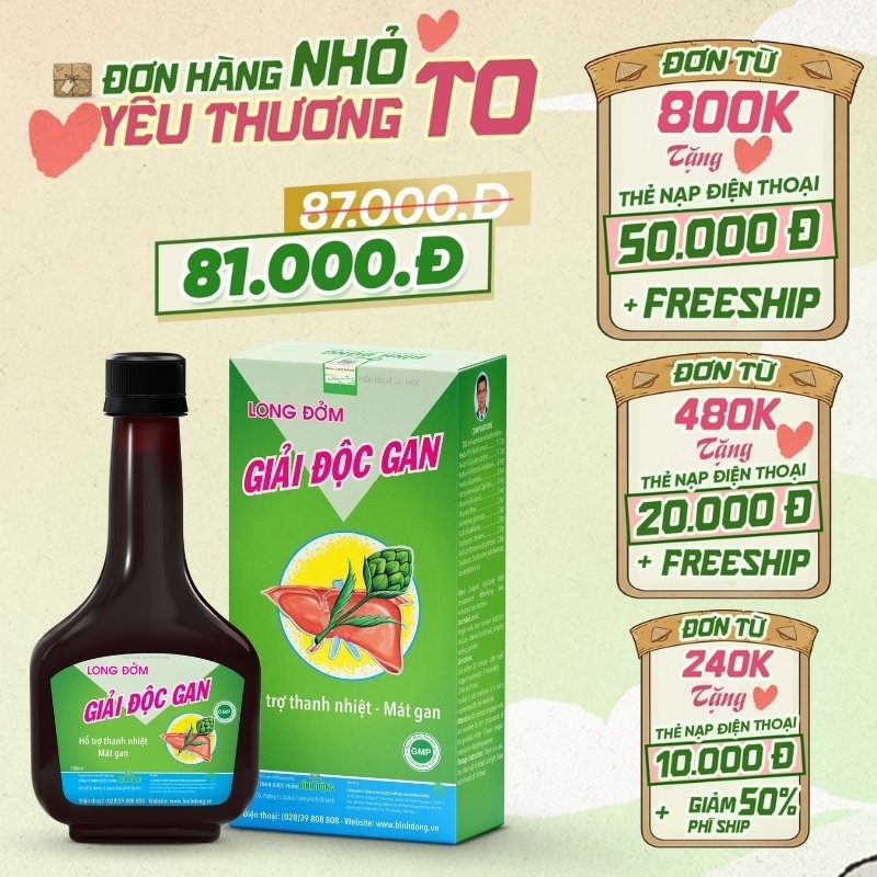 Long Đởm Giải Độc Gan – Dược Bình Đông