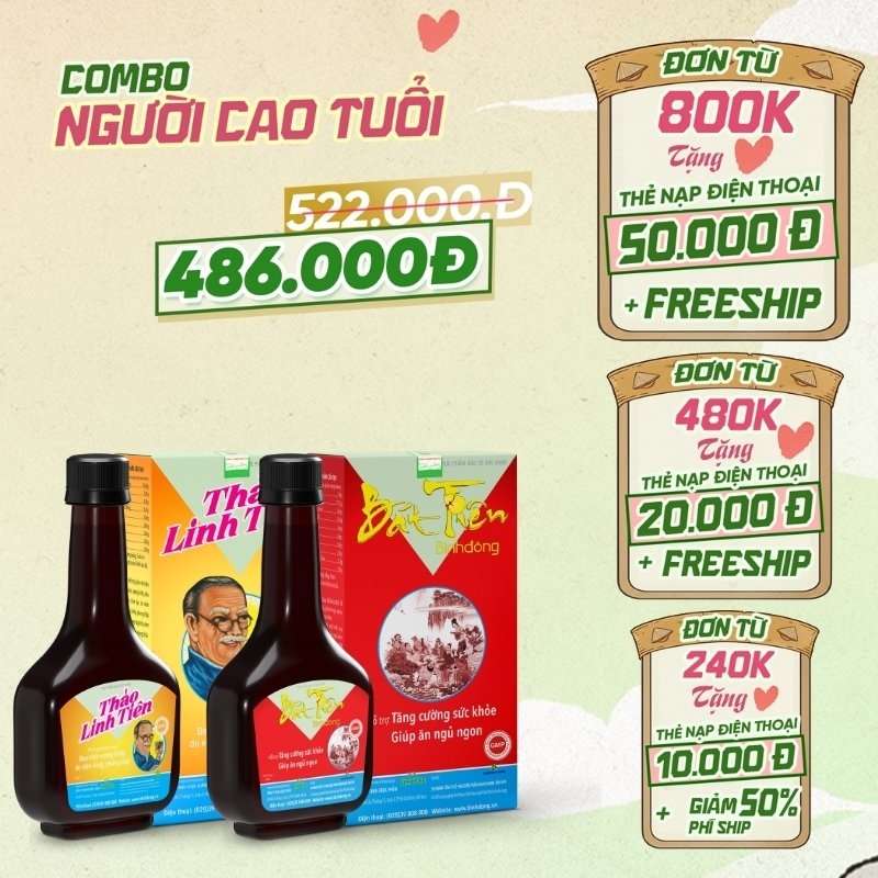 Combo Người Cao Tuổi – Bình Đông