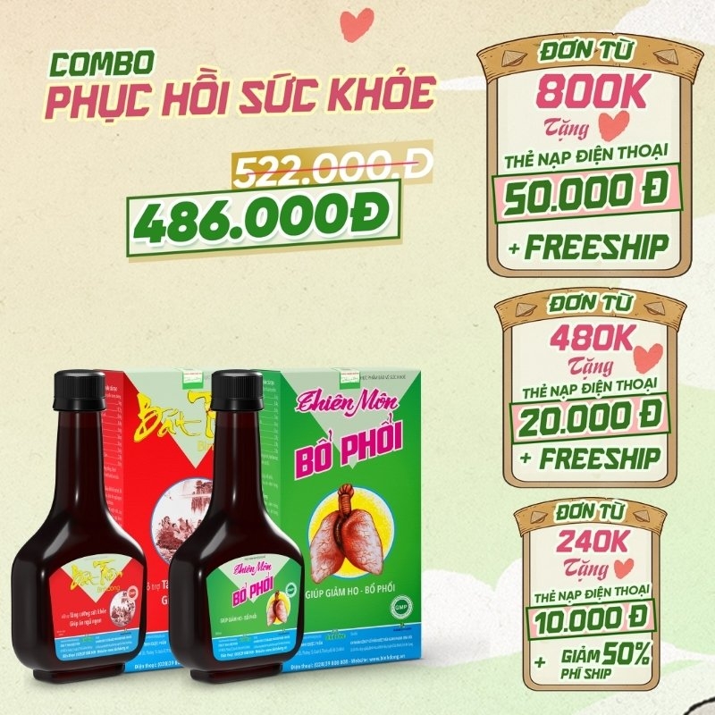 Combo Phục Hồi Sức Khỏe – Bình Đông