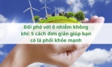 Đối phó với ô nhiễm không khí: 5 cách đơn giản giúp bạn có lá phổi khỏe mạnh