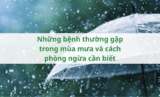 Những bệnh thường gặp trong mùa mưa và cách phòng ngừa cần biết