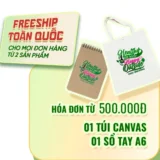 [Tặng] 1 sổ tay DBĐ + 1 túi canvas + Freeship
