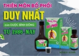Thiên Môn Bổ Phổi duy nhất của Dược Bình Đông – Truyền thống không đổi, chất lượng không phai (Phân biệt Thiên Môn Bổ Phổi thật – giả)