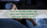 Thức khuya dậy muộn, ngủ ngày: Cảnh báo sức khỏe từ thói quen trái tự nhiên