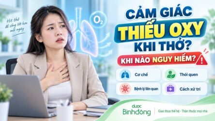 Cảm giác thiếu oxy khi thở: Nguyên nhân và cách xử trí