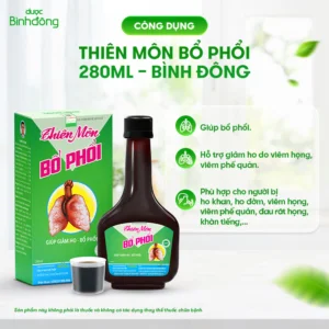 Thiên Môn Bổ Phổi – Dược Bình Đông (chai 280ml)