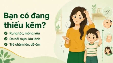 Thiếu kẽm là bị gì? Nhận biết sớm dấu hiệu và cách cải thiện hiệu quả