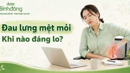 Đau lưng mệt mỏi: Phân biệt do quá sức và dấu hiệu bệnh lý