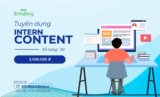 DBĐ| TUYỂN DỤNG| CONTENT INTERN