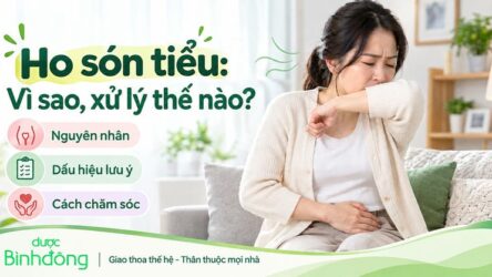 Ho són tiểu là gì? Nguyên nhân, dấu hiệu cần lưu ý và cách xử lý